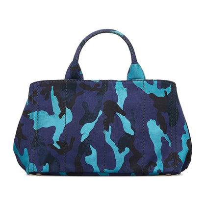 Prada Canapa Camouflage Satchel