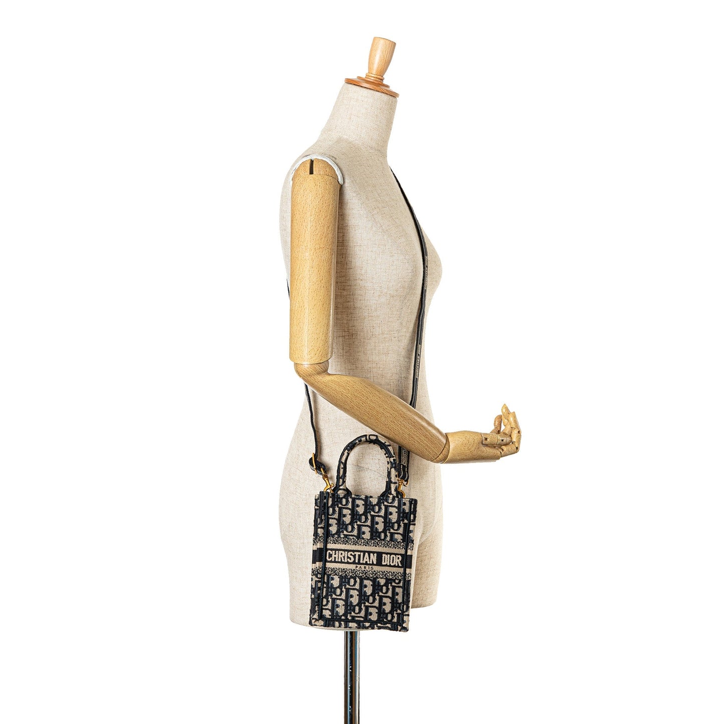 Mini Oblique Vertical Book Tote