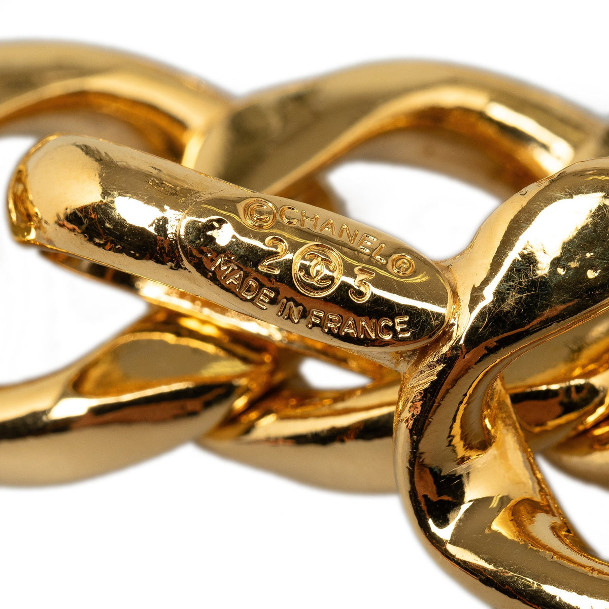 CHANEL Medallion Chain-Link Belt