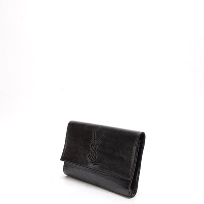 Yves Saint Laurent Black Belle De Jour Flap Clutch