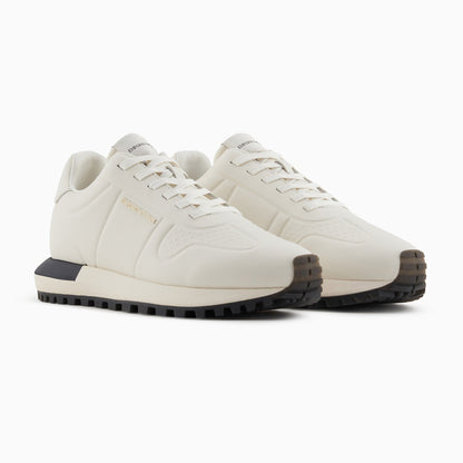Leather Sneakers With Thermoformed Details