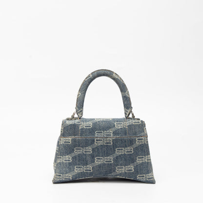 Balenciaga BB Denim Hourglass Bag