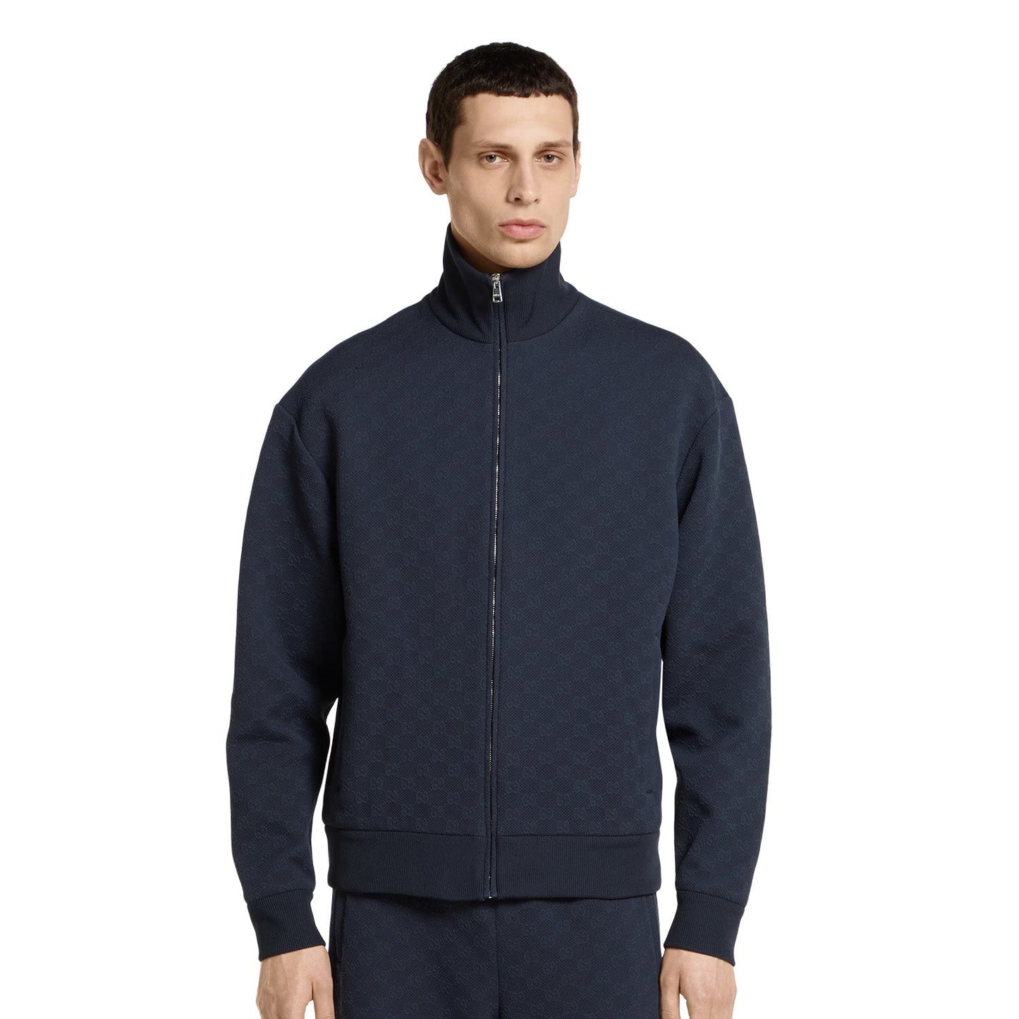 Gucci Gg Technical Jersey Zip Jacket