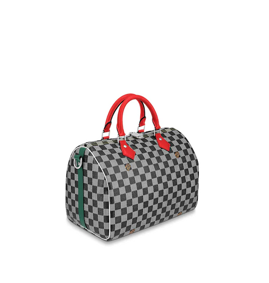 Louis Vuitton Speedy Bandouliere Damier 30 Black/White