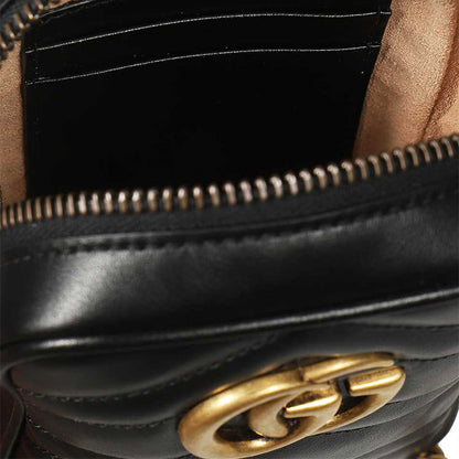 (WMNS) GUCCI GG Marmont Mini-Sized Single-Shoulder Bag Black 598597-DTDCT-1000