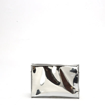 Yves Saint Laurent Silver Beauty Pouch
