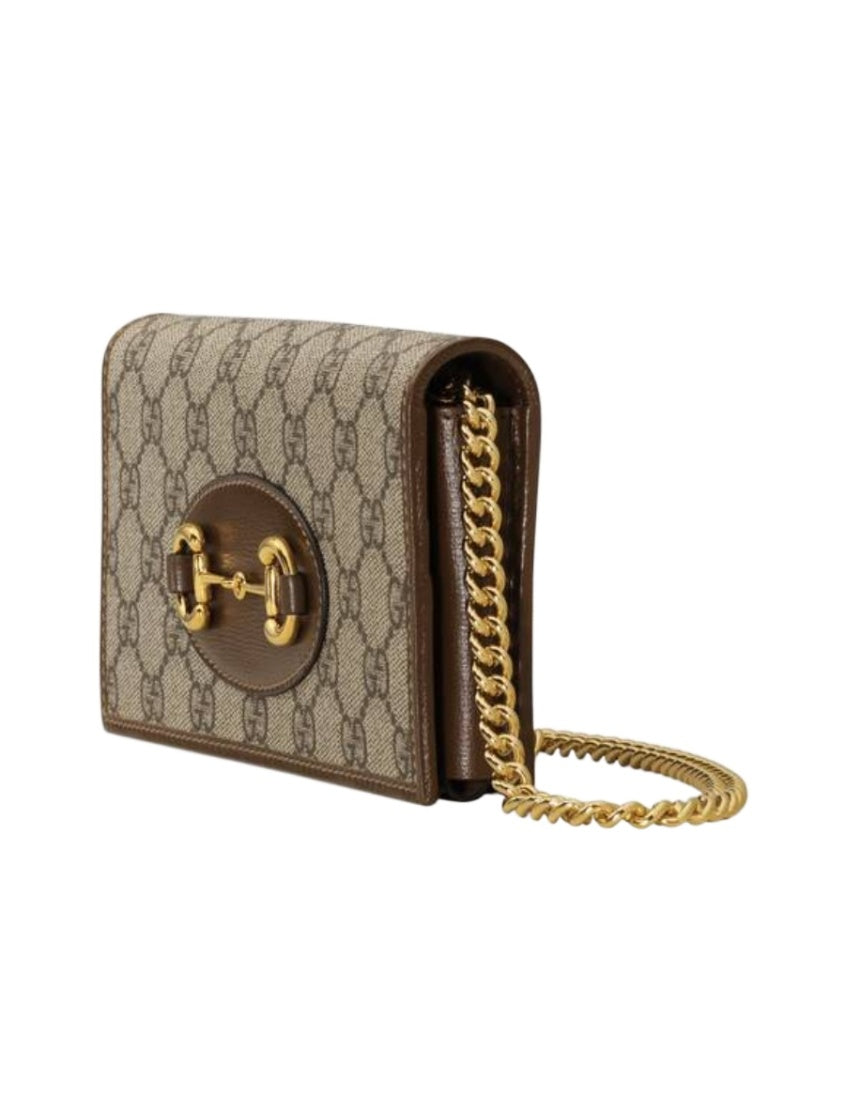 Gucci Horsebit 1955 Collection Chain Strap Wallet