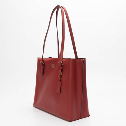 Coach Red Mollie Tote Bag