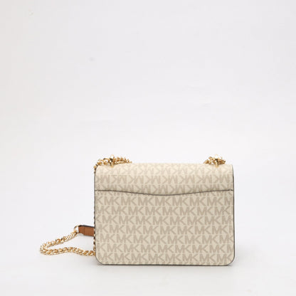Michael Kors Claire Signature Logo Crossbody Bag