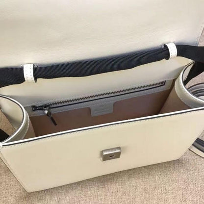 Gucci Lilith Leather Shoulder Bag White