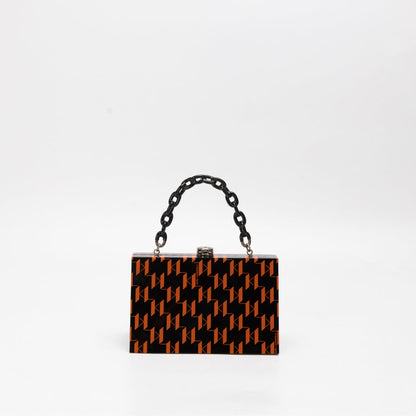 Karl Lagerfeld Evening Monogram Crossbody Bag