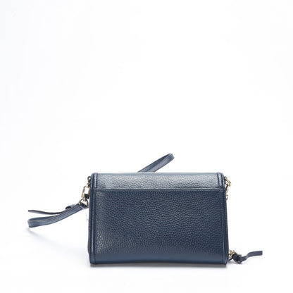 Tory Burch Navy Flap Crossbody Bag
