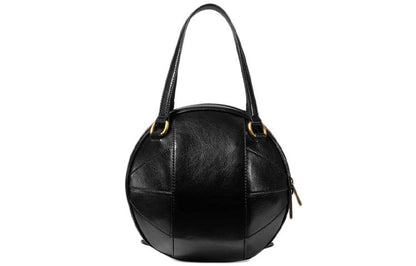 (WMNS) Gucci Unisex Leather Enamel Logo HandBag Black 536110-0PL0T-1000
