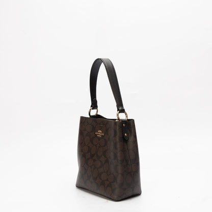 Coach Signature Canvas Mollie Bucket Bag 22