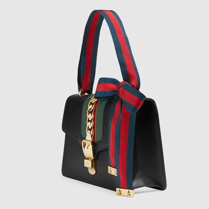 Gucci Sylvie Small Shoulder Bag Black