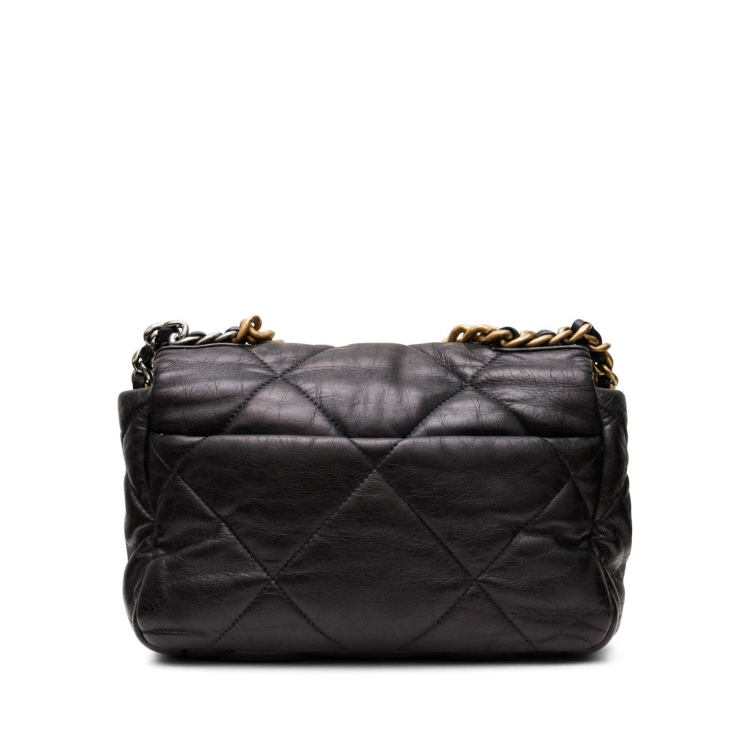 19 Flap Bag Black