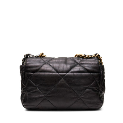 19 Flap Bag Black