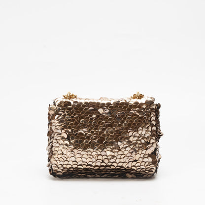 Tom Ford Sequin Chain-Link Shoulder Bag