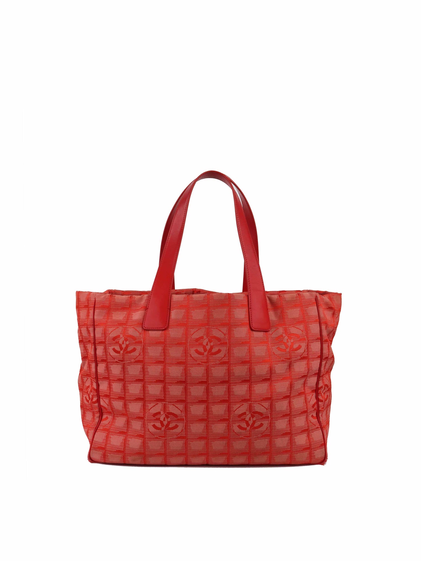 Chanel Vintage Red Cloth Tote