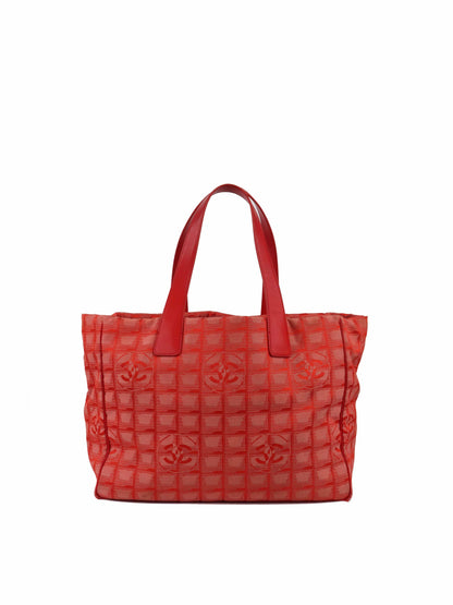 Chanel Vintage Red Cloth Tote
