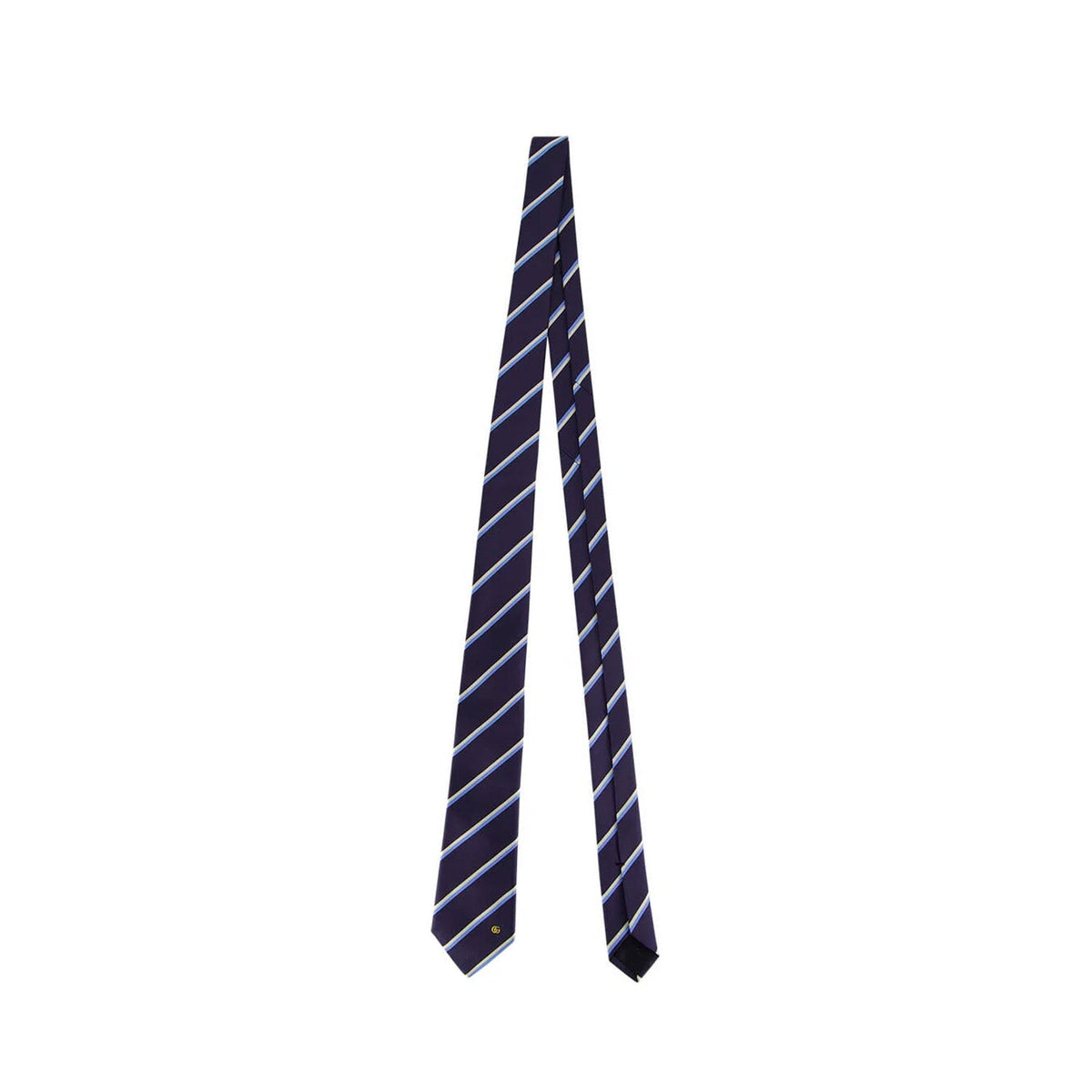 Gucci Navy Blue Silk Tie