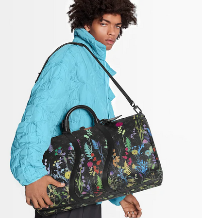Louis Vuitton Keepall Bandouliere 50 Monogram Eclipse Foliage