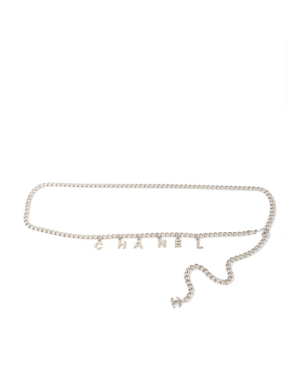 Chanel Silver Charm Chain Belt.