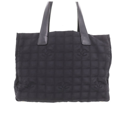 CHANEL New Travel Line Tote Bag Black Nylon #CG704