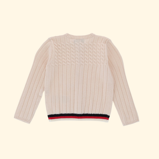 Gucci Unisex-Child Cable Knit Sweater,