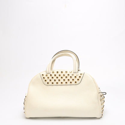 Michael Kors Austin Off White Bowling Bag