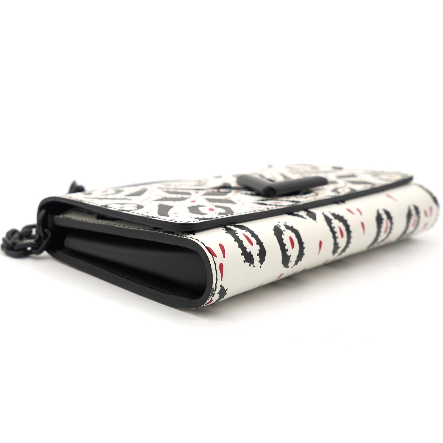 Louis-vuitton Graphic Print Leather Twist Wallet on Chain