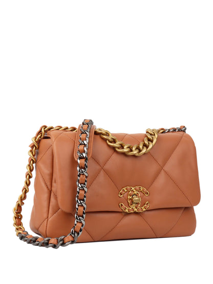 Chanel Small Caramel 19 Bag.