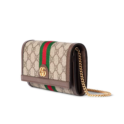 Gucci Ophidia Mini Bag On Chain