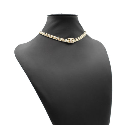 Chanel Crystal CC Choker Necklace