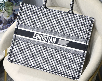 DR027 Book Tote Bag / HIGHEST QUALITY VERSION  S:14.4x11x6.9inch  L:16.3x13.8x7.1inch