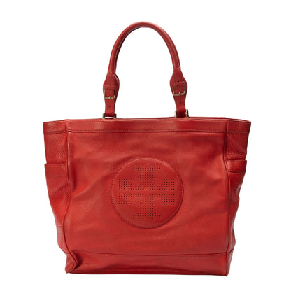 Tory Burch Red Shopper Tote