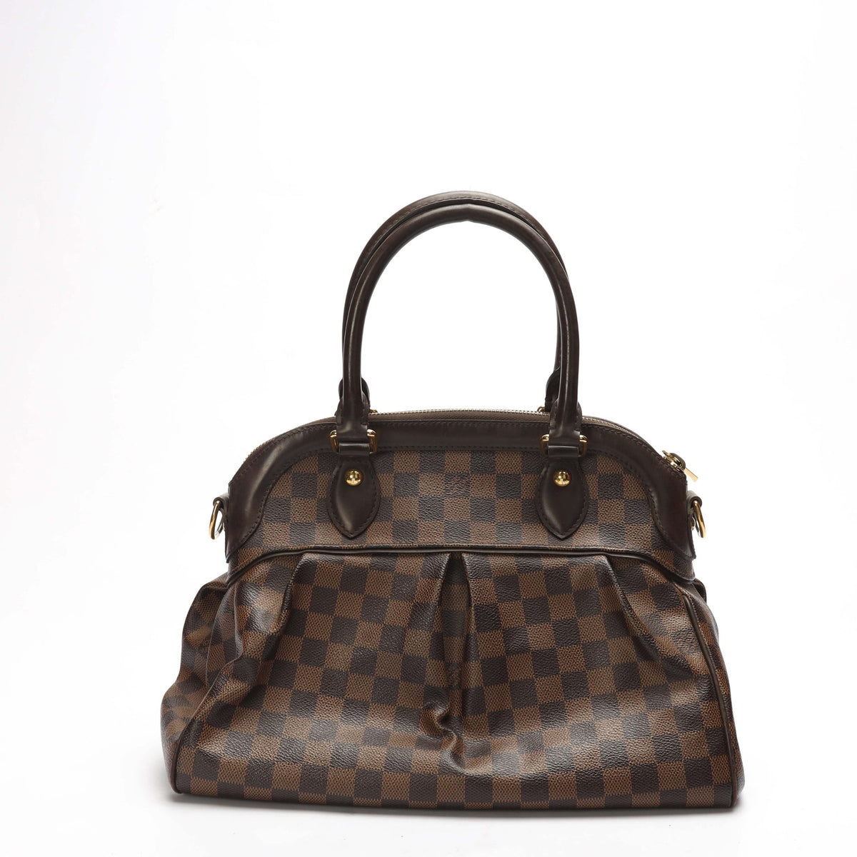 Louis Vuitton Trevi Damier Ebene Satchel Bag