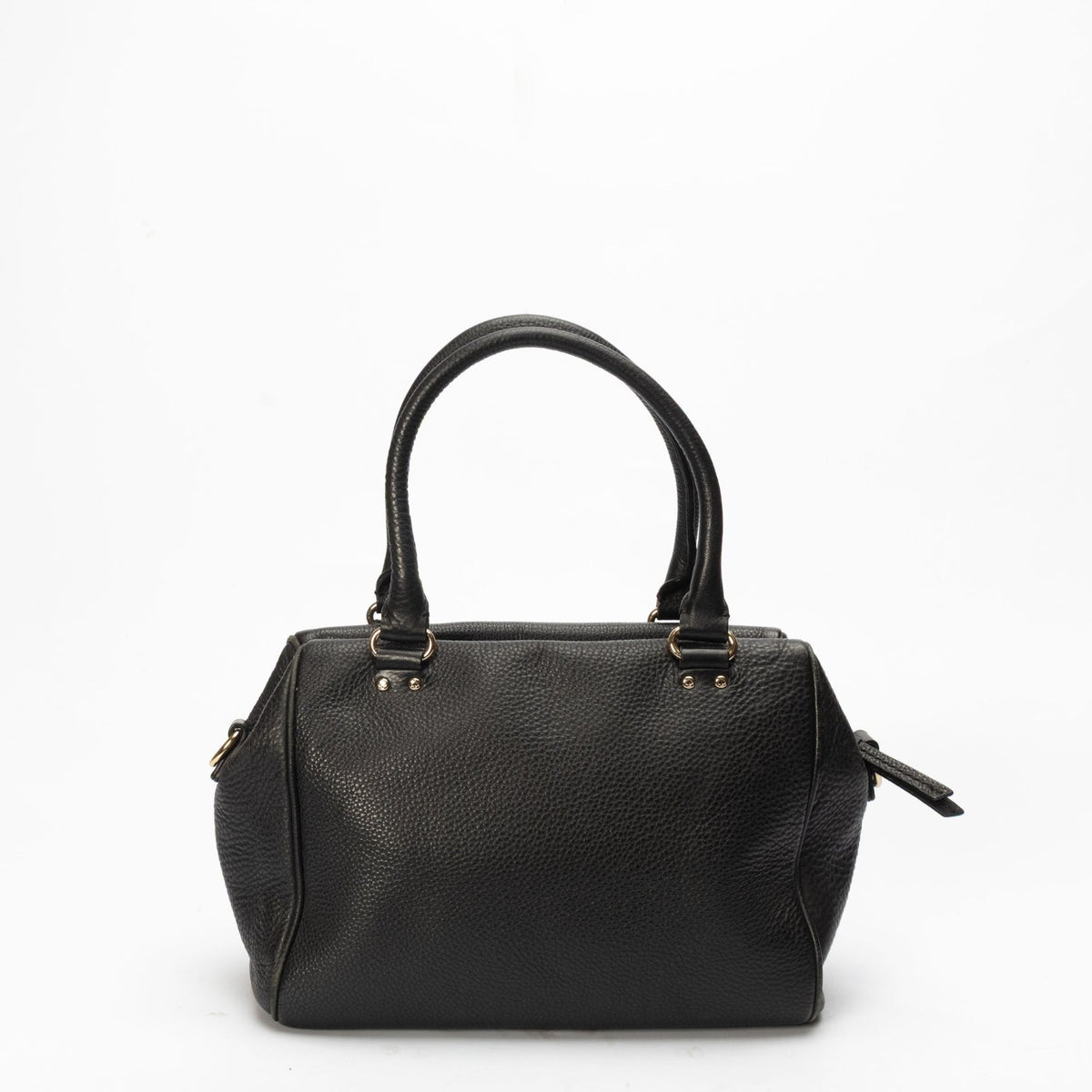 Kate Spade Black Leather Zip Satchel
