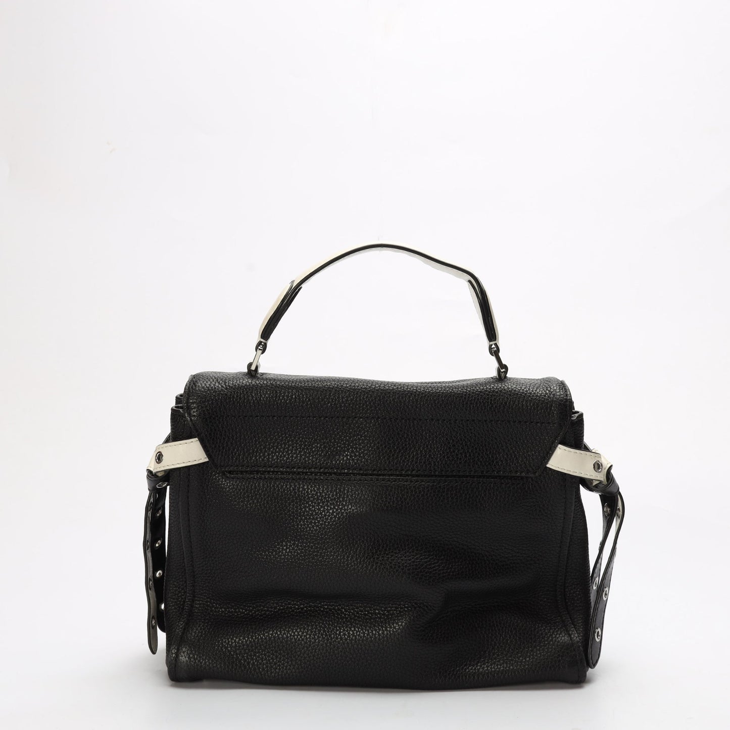 Michael Kors Bristol Floral Appliqué Black Satchel