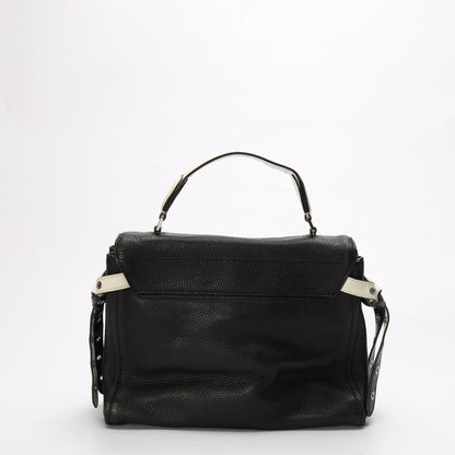 Michael Kors Bristol Floral Appliqué Black Satchel