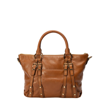 Michael Kors Brown Bedford Convertible Crossbody Bag