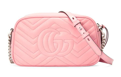 (WMNS) GUCCI Marmont Series Bag Small-Size Pink 447632-DTD1Y-5815