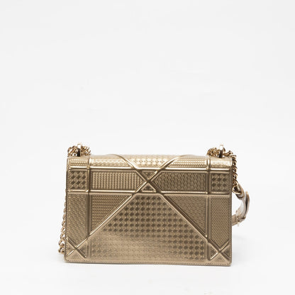Dior Diorama Metallic Medium Crossbody Bag