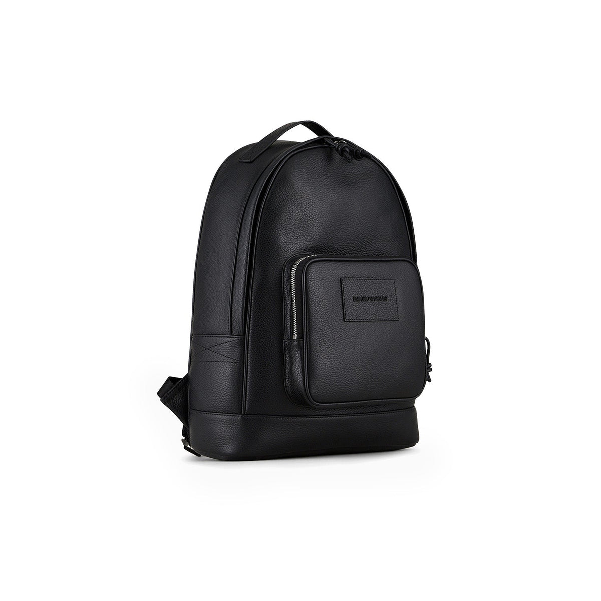 Rounded Backpack In Tumbled Leather
