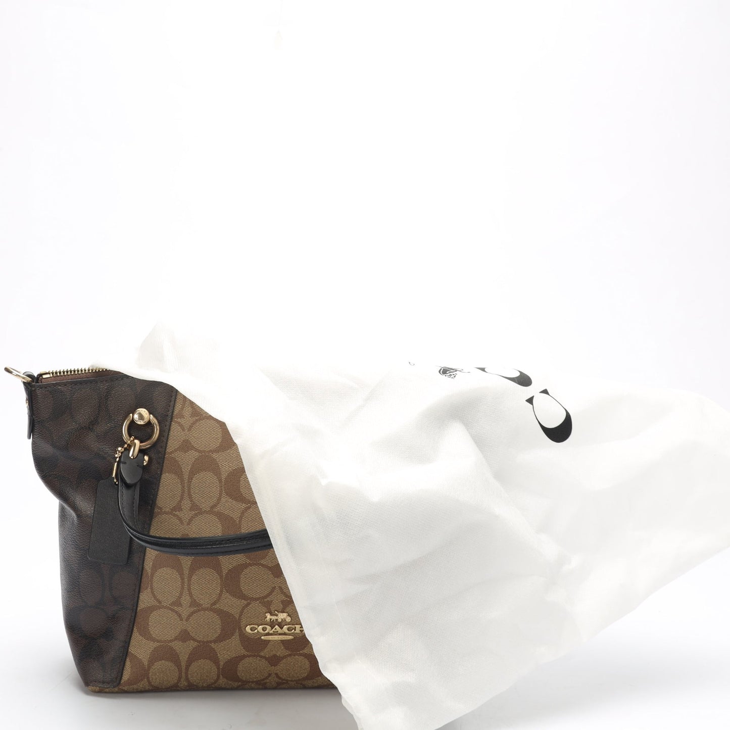 Coach Kacey Signature Canvas Convertible Satchel