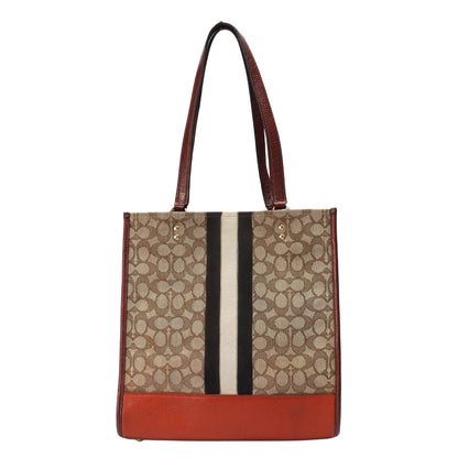 Coach Dempsey Signature Jacquard Carryall Tote
