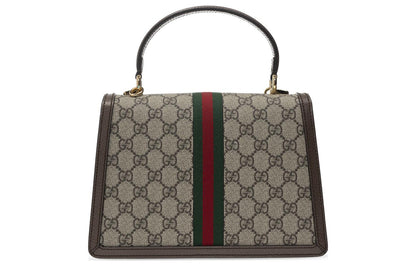 (WMNS) Gucci Canvas Ophidia Series GG Single-Shoulder Bag Small Creamy/Brown 651055-96IWX-8745