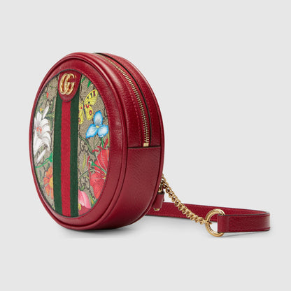Gucci Ophidia GG Flora Mini Backpack Red