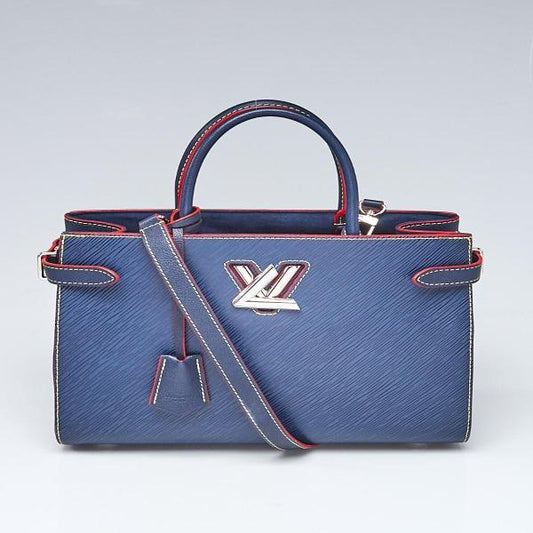 Louis Vuitton Twist Tote Epi Leather Indigo