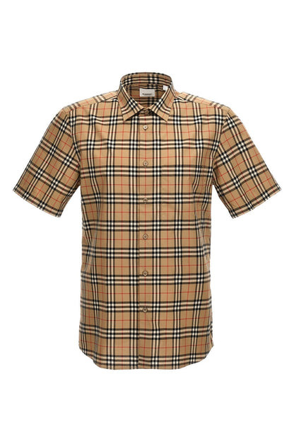 Burberry Men Check Shirt